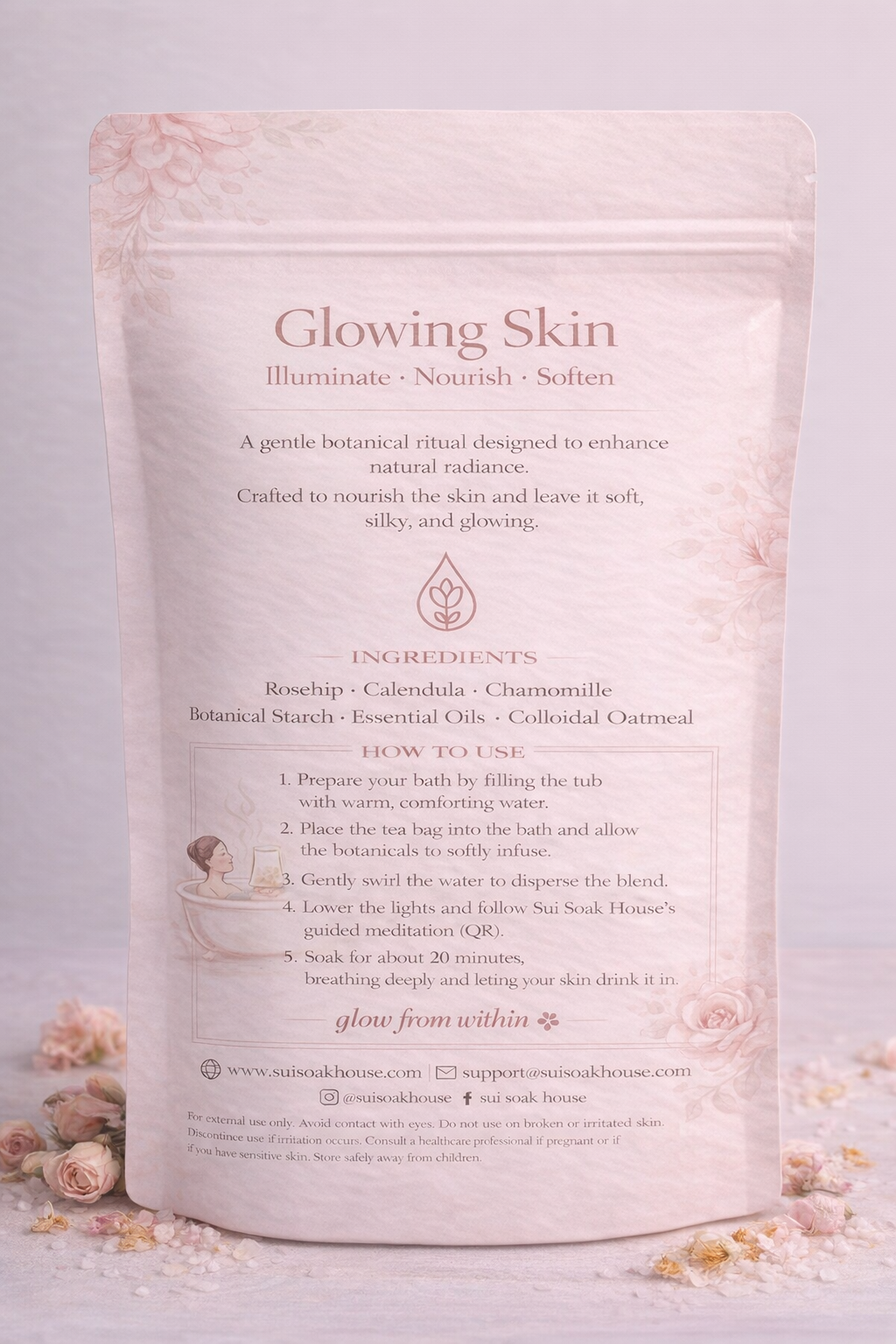 Glowing Skin Bath Infusion Sachet