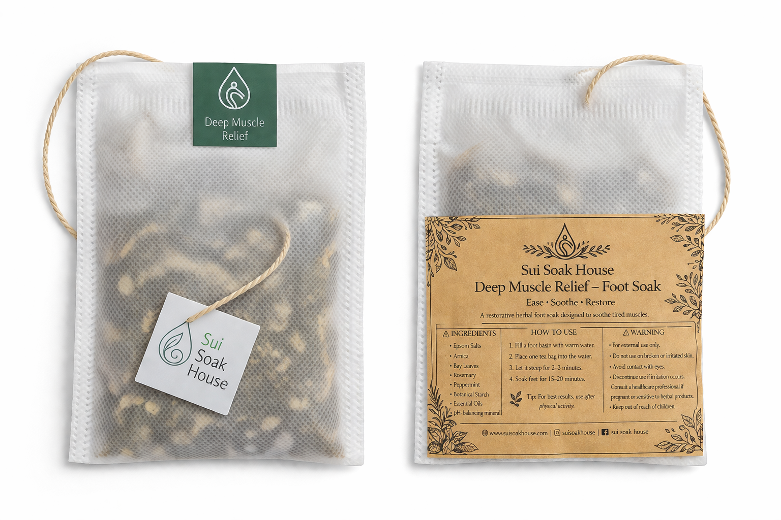 foot soak deep muscle relief