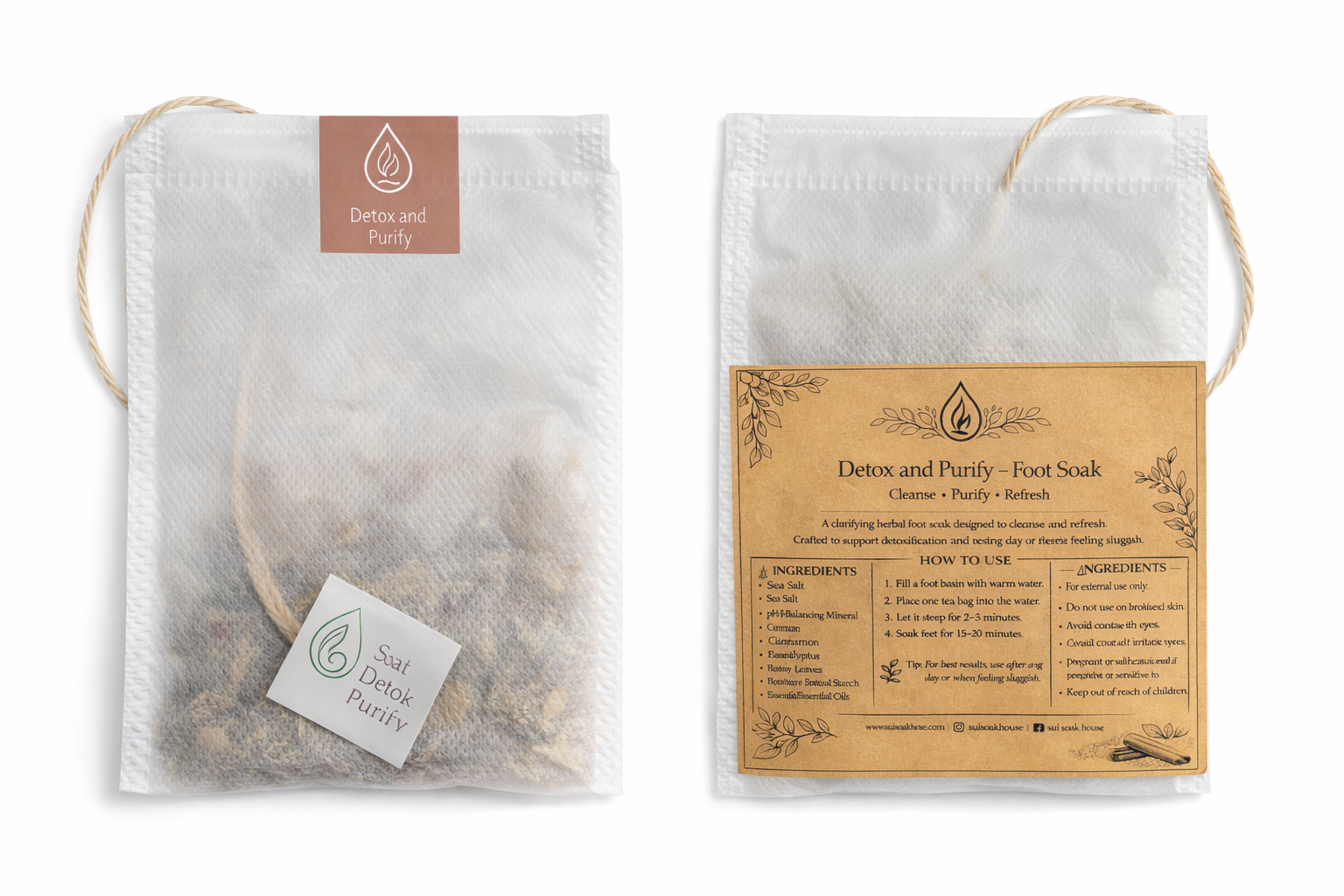 foot soak detox and purify